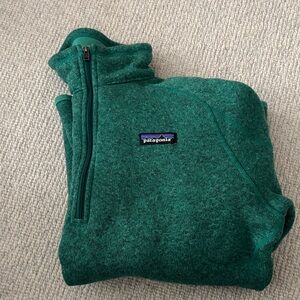 Patagonia women’s  Zip-Up Sweater in Teal